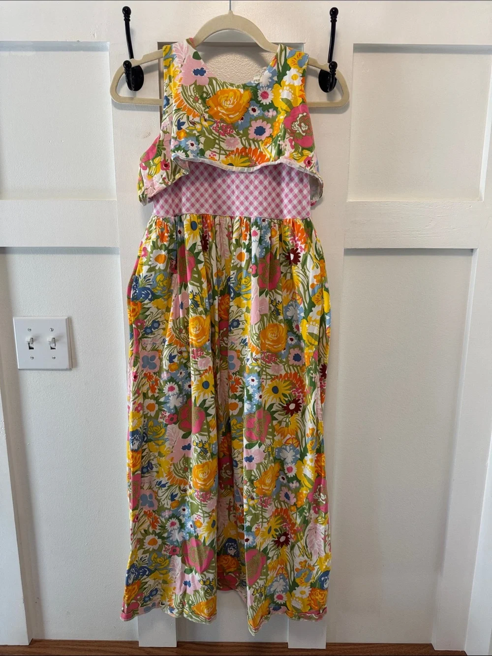 Matilda Jane Floral Maxi Dress in Yellow, Pink, and Green